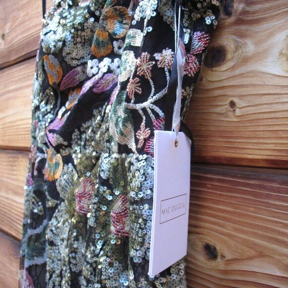 Mac Duggal 49574 Embellished Floral One Shoulder Gown Dress - Picture 15 of 16